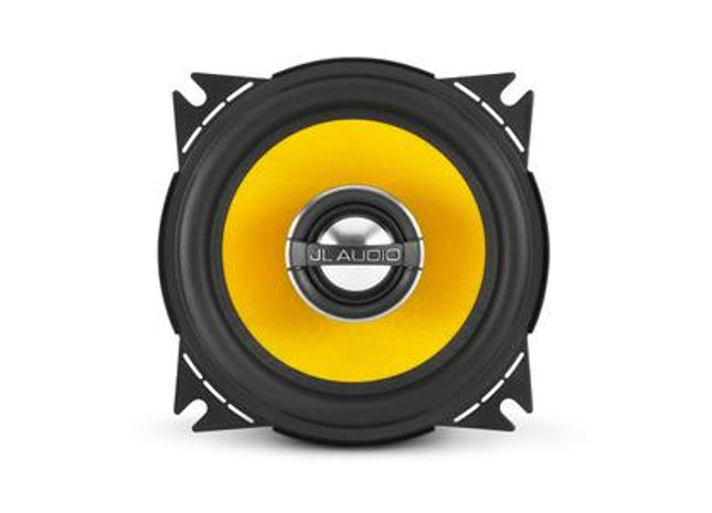 JL Audio C1-400x : 4" Coaxial Speakers - 35W RMS, front side.