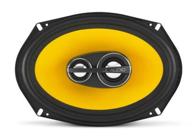 JL Audio C1-690tx : 6x9" Coaxial Speakers - 60W RMS 3-Way, front side.