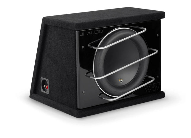 JL Audio CLS113RG-W7AE : 13" Subwoofer Enclosure, input side.