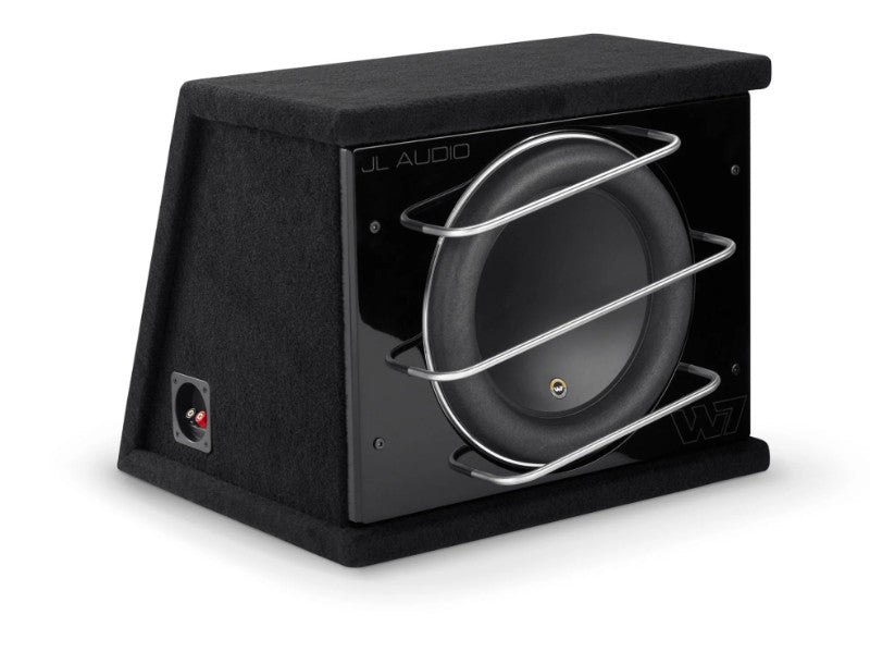 JL Audio CLS113RG-W7AE : 13" Subwoofer Enclosure, input side.