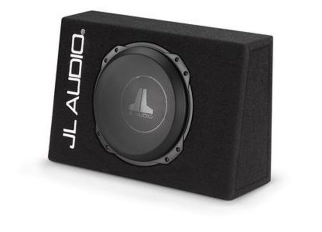 JL Audio CS110TG-TW3 : 10" Thin Subwoofer Enclosure - 400W RMS 2Ω, side view.