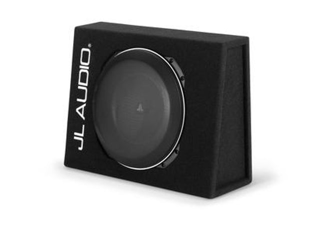 JL Audio CS113TG-TW5v2 : 13" Thin Subwoofer Enclosure - 600W RMS 2Ω, side view.