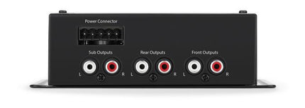 JL Audio FiX-86 : OEM Integration DSP - 8ch In 6ch Out, input side.