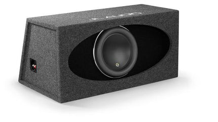 JL Audio HO112R-W7AE : 12" Subwoofer Enclosure - 1000W RMS 3Ω Ported, input side.