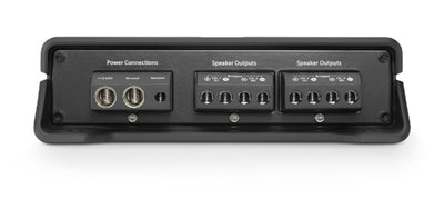 JL Audio JD400/4 : 100W or 75W 4ch Amplifier @ 2Ω or 4Ω, output side.