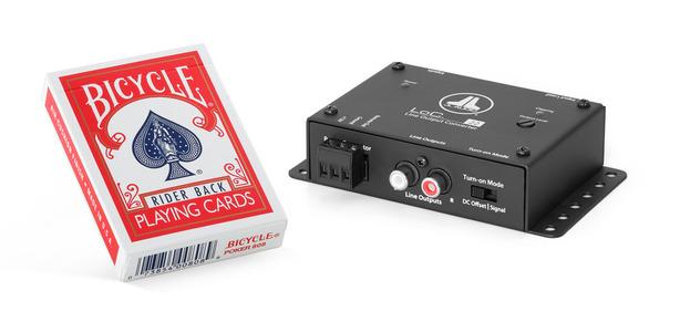 JL Audio LoC-22 : 2 Channel Line Output Converter size comparison.
