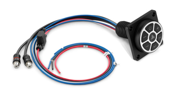 JL Audio MBT-CRXv3 : Standalone BT Marine Receiver with Controller, whip with panel mount.