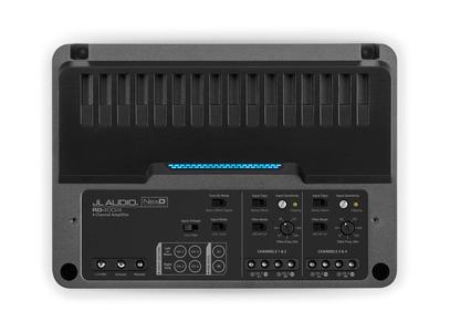 JL Audio RD400/4 : 75W x 4ch Amplifier, settings section.