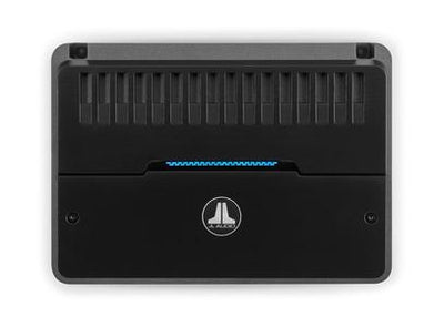 JL Audio RD400/4 : 75W x 4ch Amplifier, top side.