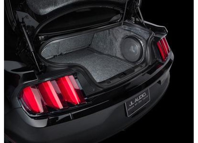 JL Audio SB-F-MUSCPE/12TW3 : 12" Thin 400W Subwoofer Enclosure, shown installed.