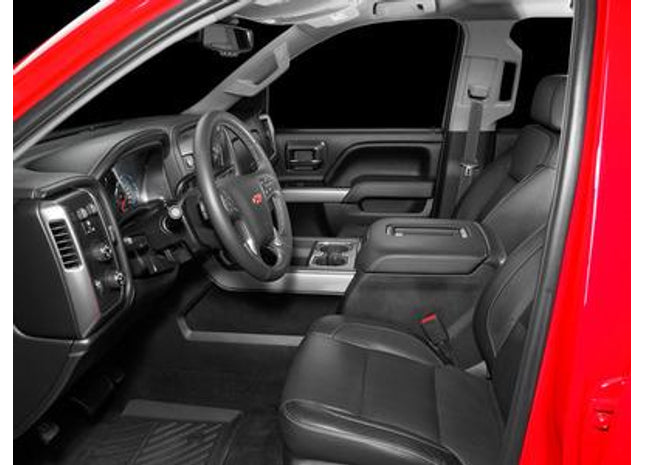 JL Audio SB-GM-3GSLVCNSL/10TW1 : 10" Thin 300W Subwoofer Enclosure, shown installed.