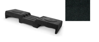 JL Audio SB-GM-SLVCC2/12TW3/BK : Dual 12" 800W 2Ω Thin Subwoofer Enclosure, 2007-2013 Silverado Sierra Crew Cab with Ebony Interior