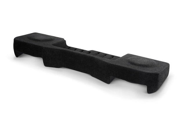 JL Audio SB-GM-SLVCC3/10TW3/BK2 : Dual 10" 800W 2Ω Thin Subwoofer Enclosure, 2014-2018 Silverado Sierra Crew Cab