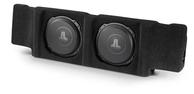 JL Audio SB-GM-SLVCRW/10TW3 : Dual 10" 800W 2Ω Thin Subwoofer Enclosure, 1999-2006 Silverado Sierra Crew Cab