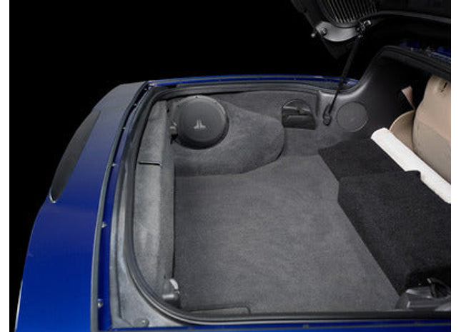 JL Audio SB-GM-VETC6/10W1v3 : 10" 300W 2Ω Subwoofer Enclosure, shown installed.