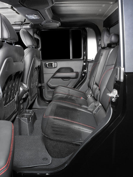 JL Audio SB-J-JTGLAD/10TW1 : Dual 10" 600W 2Ω Thin Subwoofer Enclosure, shown installed.