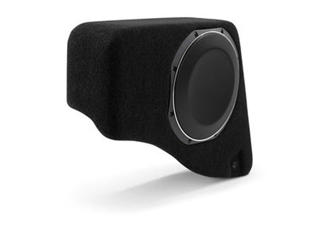 JL Audio SB-J-WRUD/10TW1-2 : 10" 300W 2Ω Thin Subwoofer Enclosure, 2007-2017 Jeep Wrangler JK Unlimited Driver Side