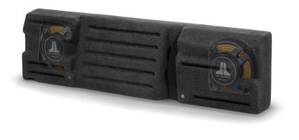 JL Audio SB-T-TCMAX/10TW3 : Dual 10" 800W 2Ω Thin Subwoofer Enclosure, cutaway view.