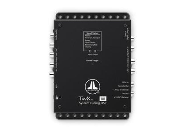 JL Audio TwK-88 : 8ch Digital System Tuning DSP, top side.