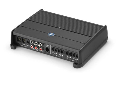 JL Audio XDM400/4 : 4ch Marine Amplifier, 100W/75W x 4ch @ 2Ω/4Ω.