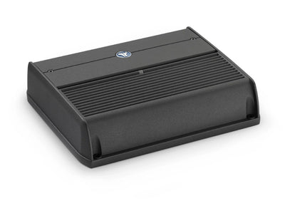 JL Audio XDM400/4 : 4ch Marine Amplifier, back side.