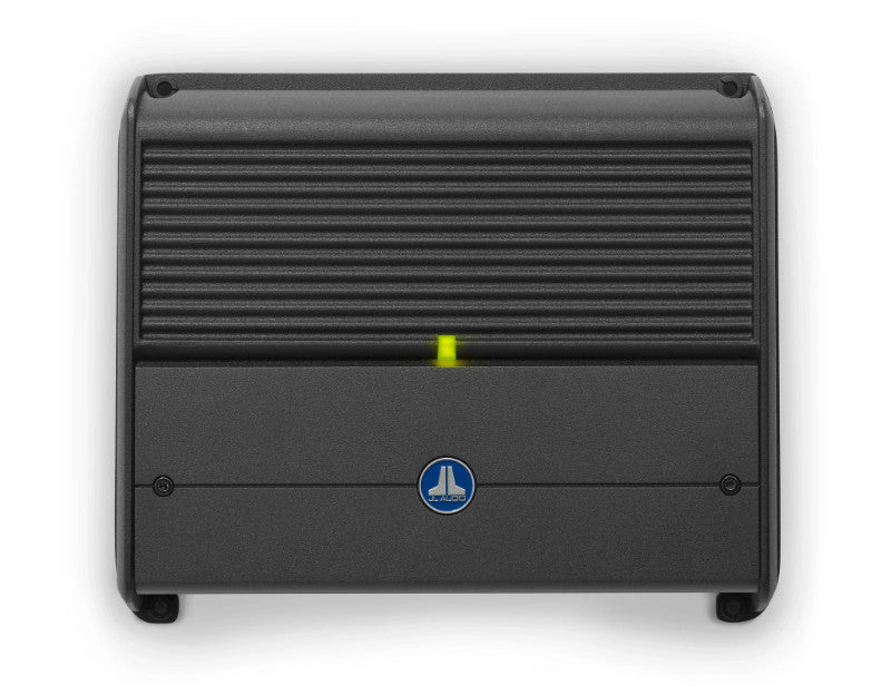 JL Audio XDM400/4 : 4ch Marine Amplifier, top side.
