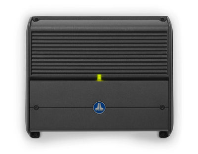 JL Audio XDM500/3 : 3ch Marine Amplifier, top side.