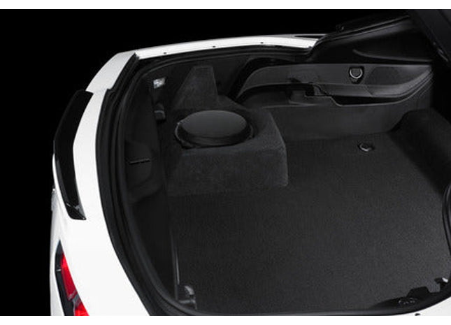 JL Audio SB-GM-C7CP1/10TW3 : 10" 400W Thin Subwoofer Enclosure, shown installed.