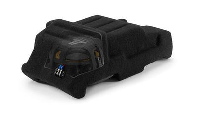 JL Audio SB-GM-4GSUVCNSL/10TW1 : 10" Thin 300W Subwoofer Enclosure, cutaway view.
