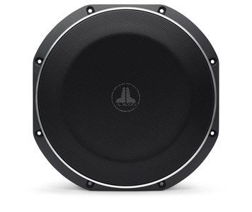 JL Audio 10TW1 : 10-Inch 300-Watt Subwoofer Driver, 2-Ohm or 4-Ohm SVC, top view.