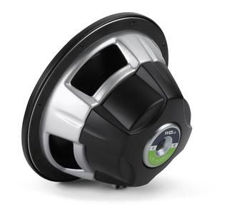 JL Audio 10W0v3 : 10-Inch 300-Watt Subwoofer Driver, 4-Ohm SVC, rear side view.