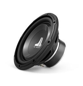 JL Audio 10-Inch 300-Watt Subwoofer Driver, 2-Ohm or 4-Ohm SVC, front side view.