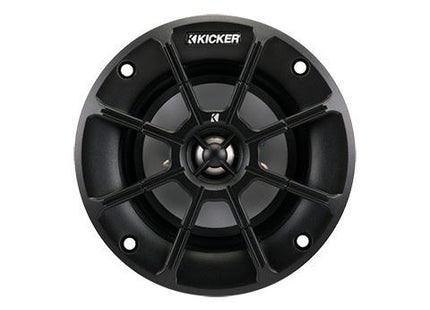 Kicker 40PS4 : 4-Inch 50-Watt RMS Coaxial Motorcycle Speakers, 2-Ohm or 4-Drivers