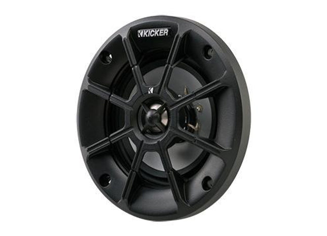 50W 4" Motorcycle Coaxial Speakers, 2Ω or 4Ω Drivers : Kicker 40PS4