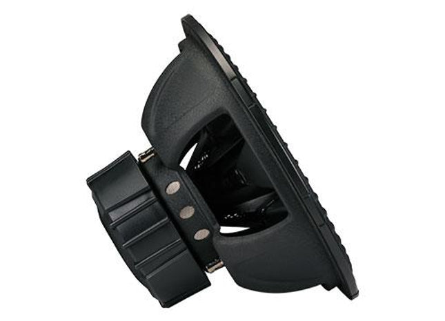 Kicker 43CVR15 : 15-Inch 500-Watt Subwoofer Driver, side view.