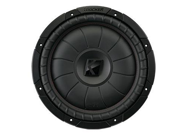 400W 12" Thin Subwoofer Driver, 2Ω or 4Ω Single Voice Coil : Kicker 43CVT12