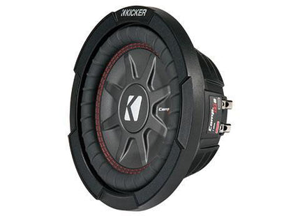 Kicker 43CWRT8 : 300W 8" Thin Subwoofer Driver, 2Ω Dual Voice Coil