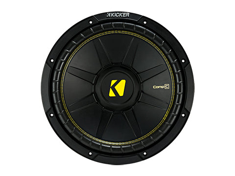 300W 12" Subwoofer Driver, 4Ω Single or Dual Voice Coil : Kicker 44CWC