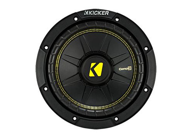 Kicker 44CWC : 8-Inch 200-Watt Subwoofer Driver, 4-Ohm SVC or 4-Ohm DVC