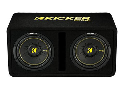 Kicker 44DCWC102 : 10-Inch Dual Loaded Subwoofer Enclosure, 2-Ohm Final Impedance.