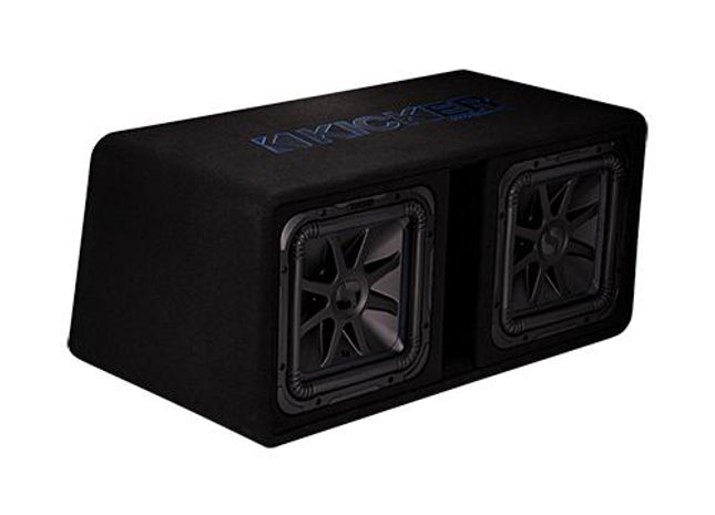 Kicker 44DL7S122 : 12-Inch 1500-Watt Loaded Subwoofer Enclosure, 2-Ohm Final Impedance