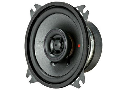 75W 4" Coaxial Speakers : Kicker 44KSC404, front side view.