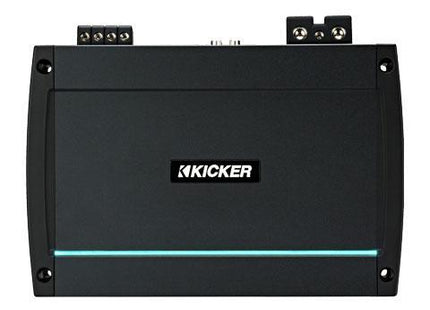 600W x 2ch Marine Amplifier @ 2Ω, or 300W x 2 @ 4Ω : Kicker 44KXMA12002, top side.