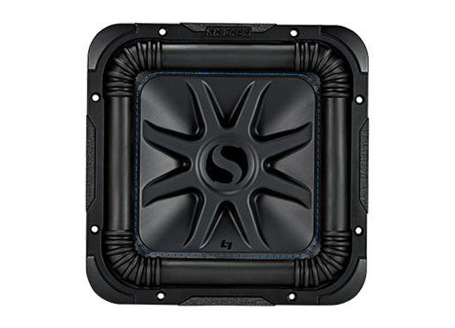 600W 10" Square Subwoofer Driver, 2Ω or 4Ω Dual Voice Coil : Kicker 44L7S10