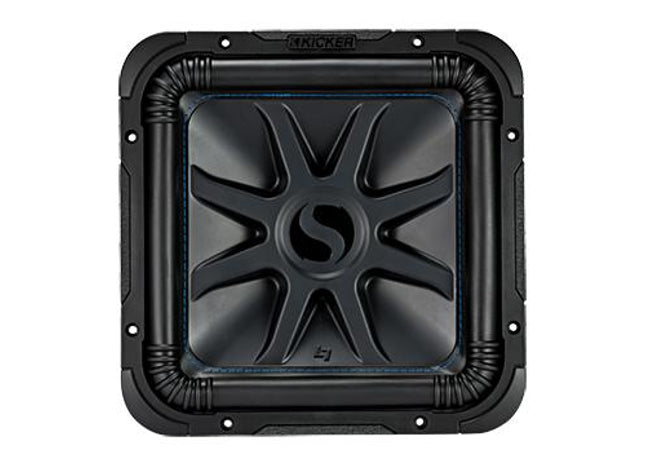 750W 12" Square Subwoofer Driver, 2Ω or 4Ω Dual Voice Coil : Kicker 44L7S12