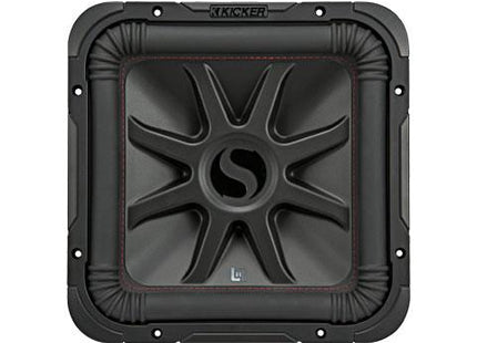 600W 12" Square Subwoofer Driver, 2Ω or 4Ω Dual Voice Coil : Kicker 45L7R12