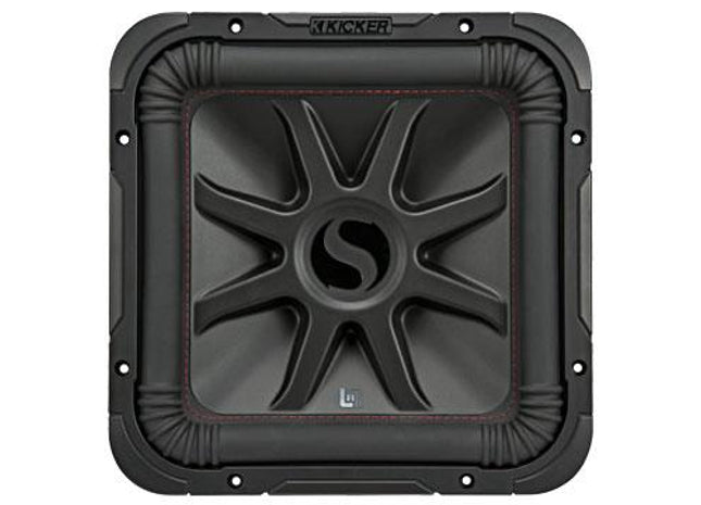 600W 12" Square Subwoofer Driver, 2Ω or 4Ω Dual Voice Coil : Kicker 45L7R12