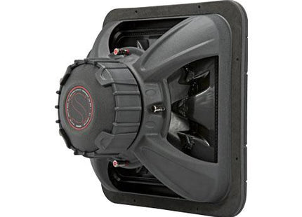 900W 15" Square Subwoofer Driver, 2Ω or 4Ω Dual Voice Coil : Kicker 45L7R15 rear side view.