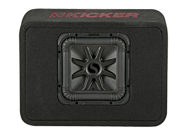 500W 10" Thin Subwoofer Enclosure, 2Ω Configuration : Kicker 45TL7R102