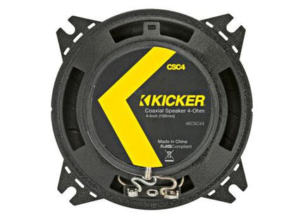4" Coaxial Speakers, 50W : Kicker 46CSC44 back side.